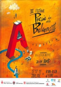 cartell III Festival Poesia des dels Balcons Riba-roja d'Ebre