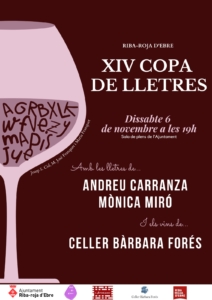 Cartell XIV Copa de Lletres.